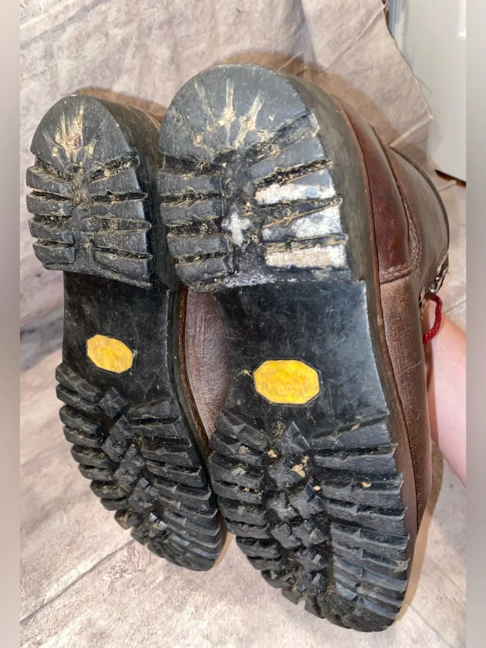 Vintage Dexter 70s 80s Mountaineering Alpine Leather Boots Hiking Trail 8.5 USA